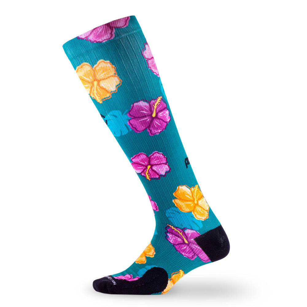 090123-Knee-High-Compression-Socks-Marathon-Printed-Hibiscus-3.jpg