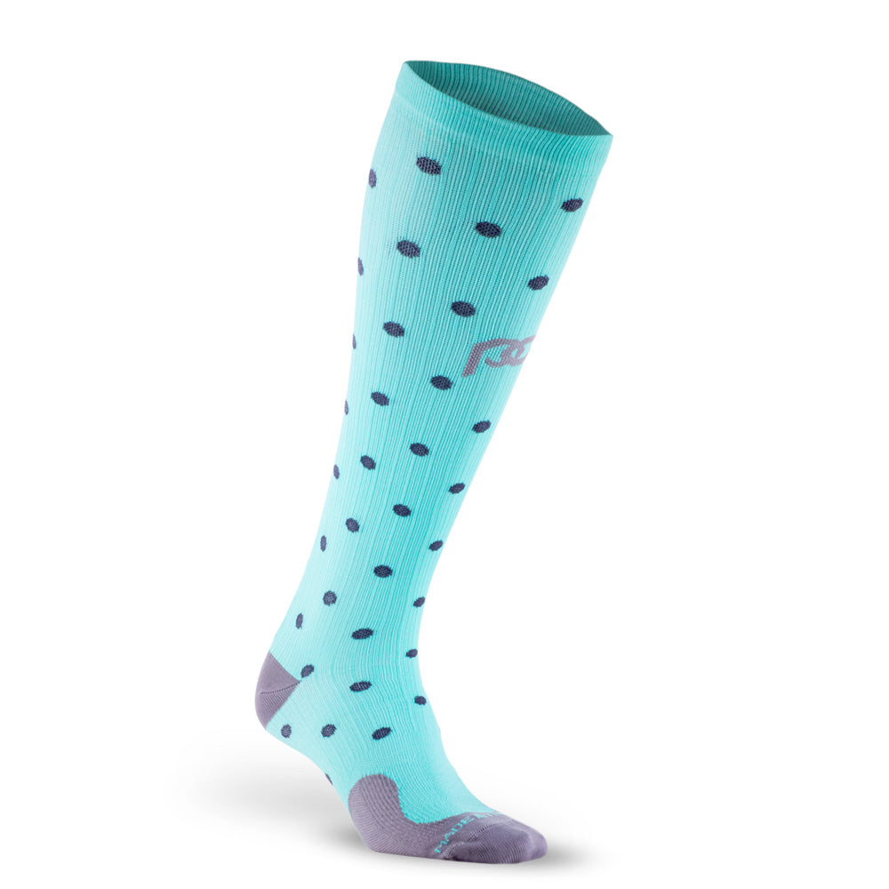 120723-Knee-High-Compression-Socks-Marathon-Mint-With-Grey-Dots-1.jpg
