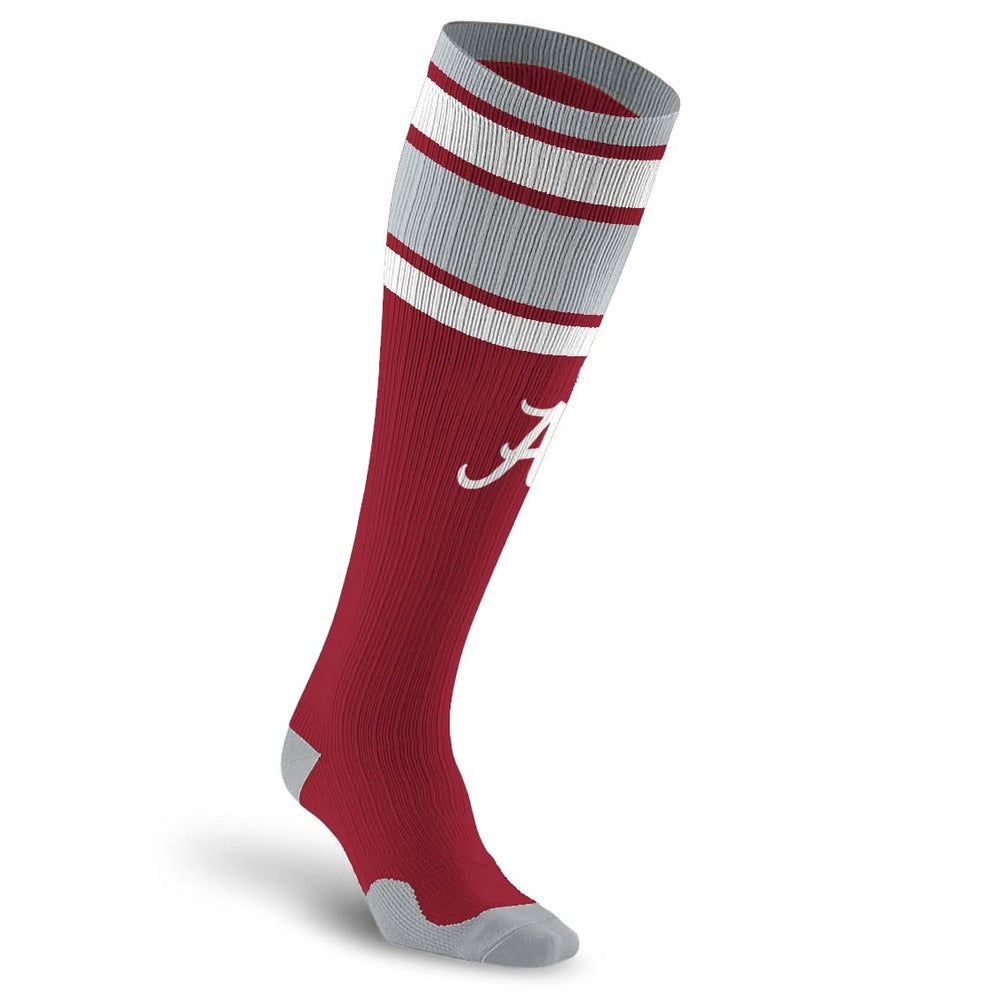 College Compression Socks, Alabama Crimson Tide