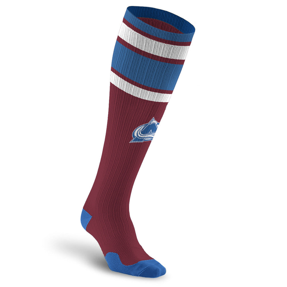 NHL Compression Socks, Colorado Avalanche