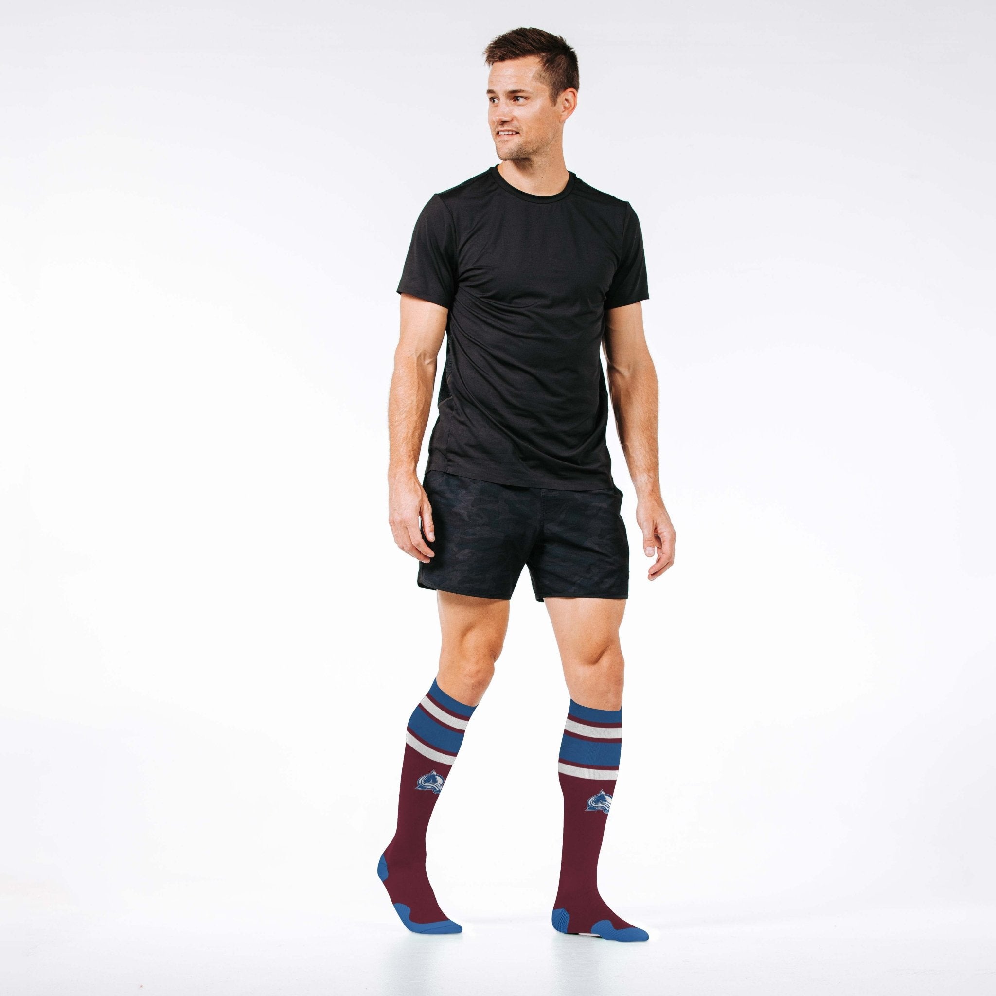 NHL Compression Socks, Colorado Avalanche