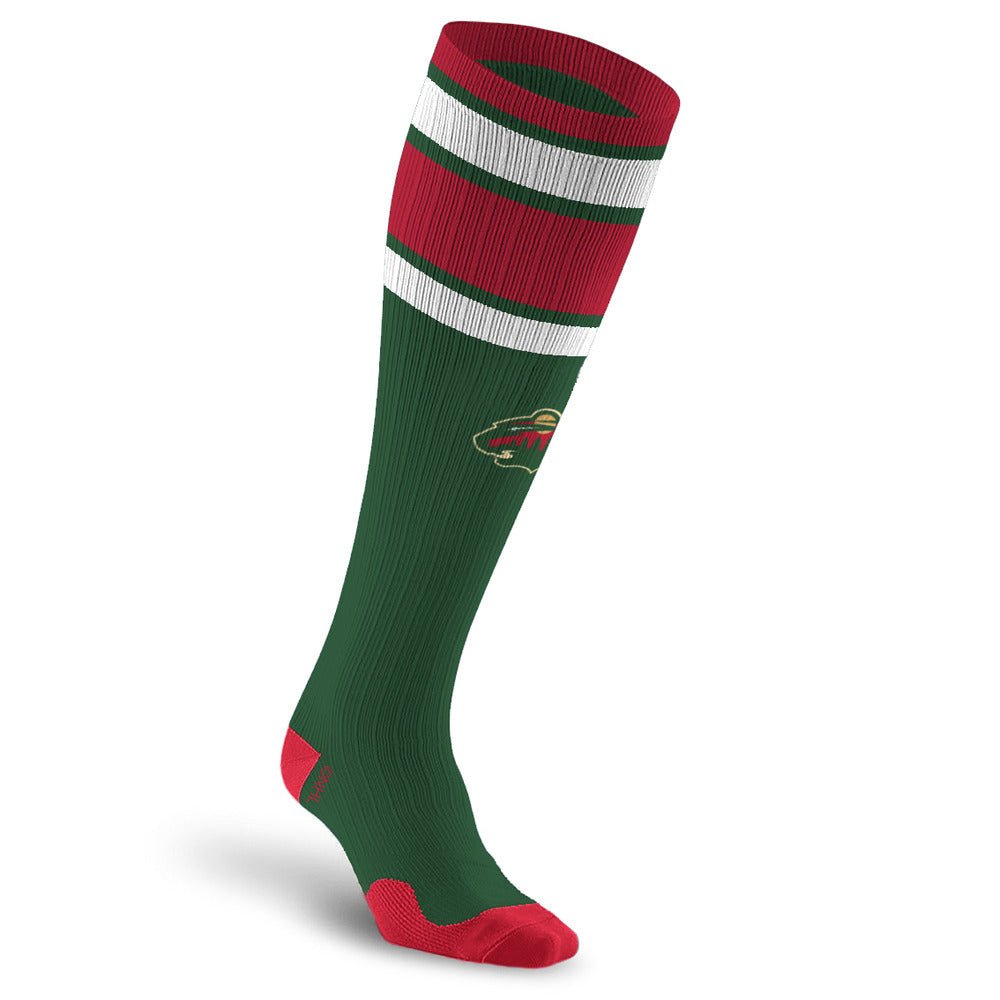 NHL Compression Socks, Minnesota Wild