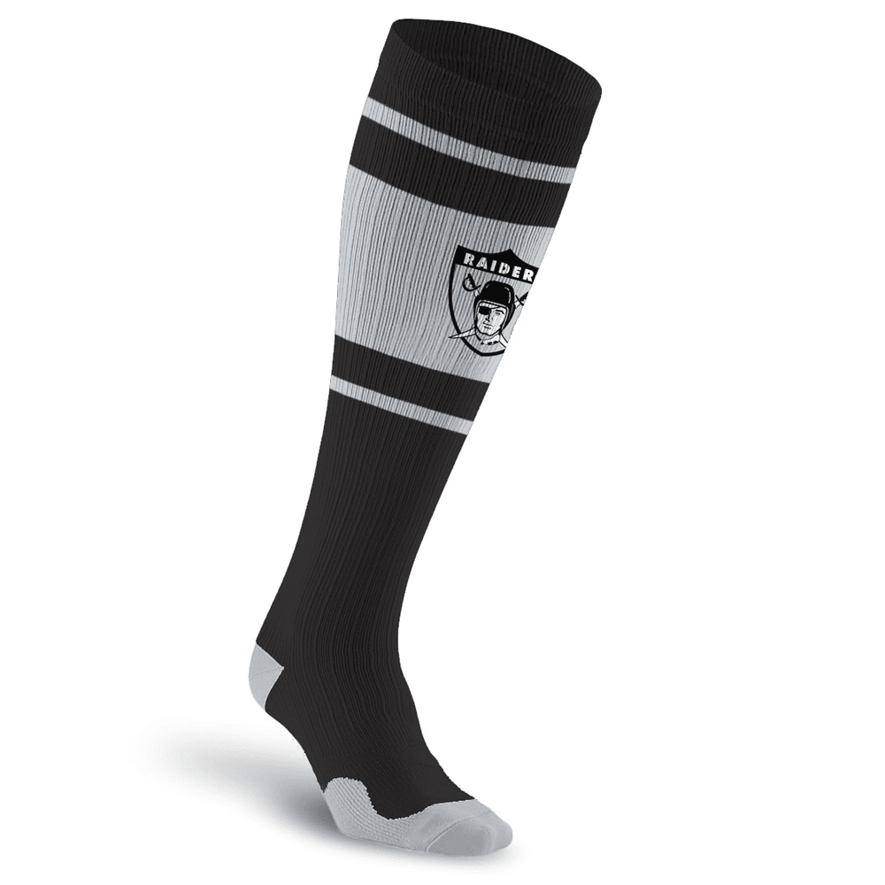 NFL Compression Socks, Las Vegas Raiders- Throwback