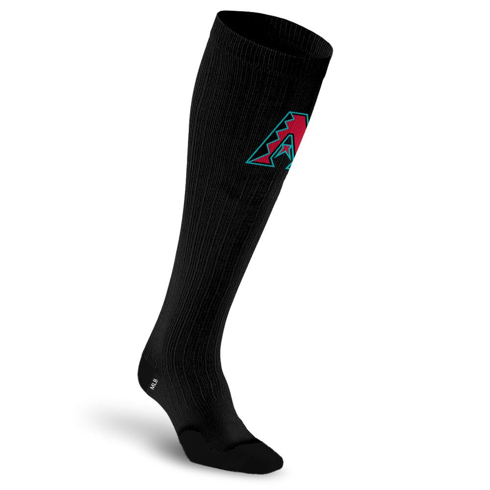 MLB Black Compression Socks, Arizona Diamondbacks