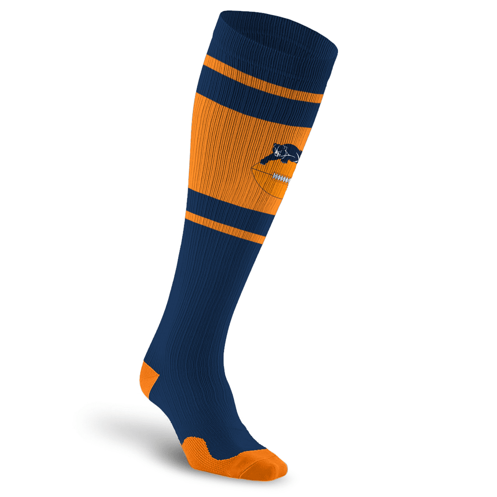 NFL Compression Socks, Chicago Bears- Throwback