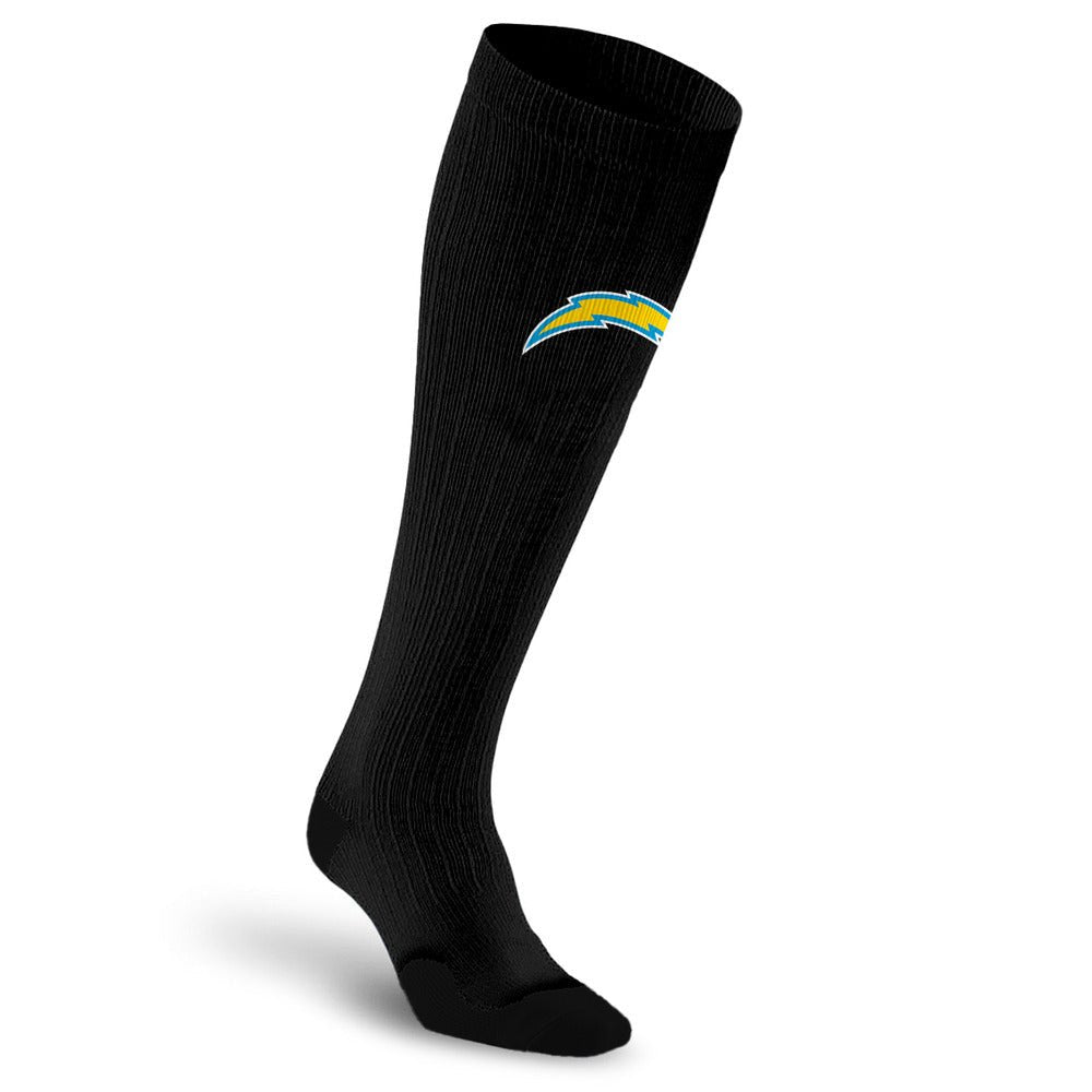NFL Black Compression Socks, Los Angeles Chargers