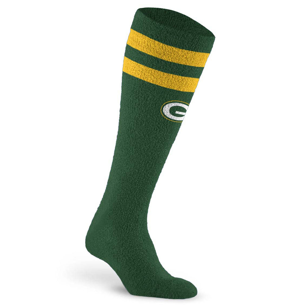 Fuzzy NFL Compression Sock, Green Bay Packers