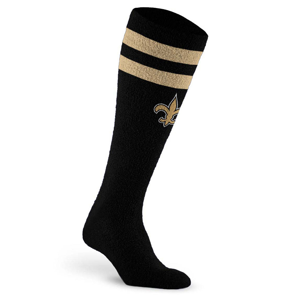 Fuzzy NFL Compression Sock, New Orleans Saints