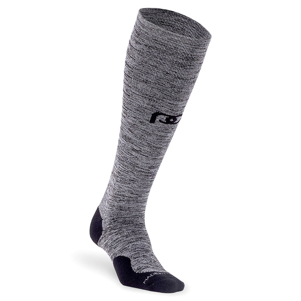 Poderoso cocodrilo Ashley Furman Marathon Elite Heather Grey Compression Socks – procompression.com
