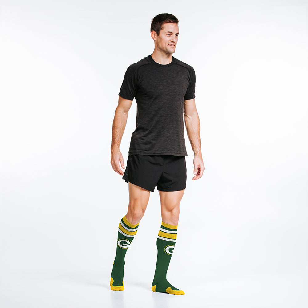 NFL-Compression-Socks-Green-Bay-Packers-PC-100-Male-Model.jpg