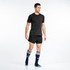 Male model wearing Dallas Cowboys officially-licensed NFL Knee-high Compression Socks
