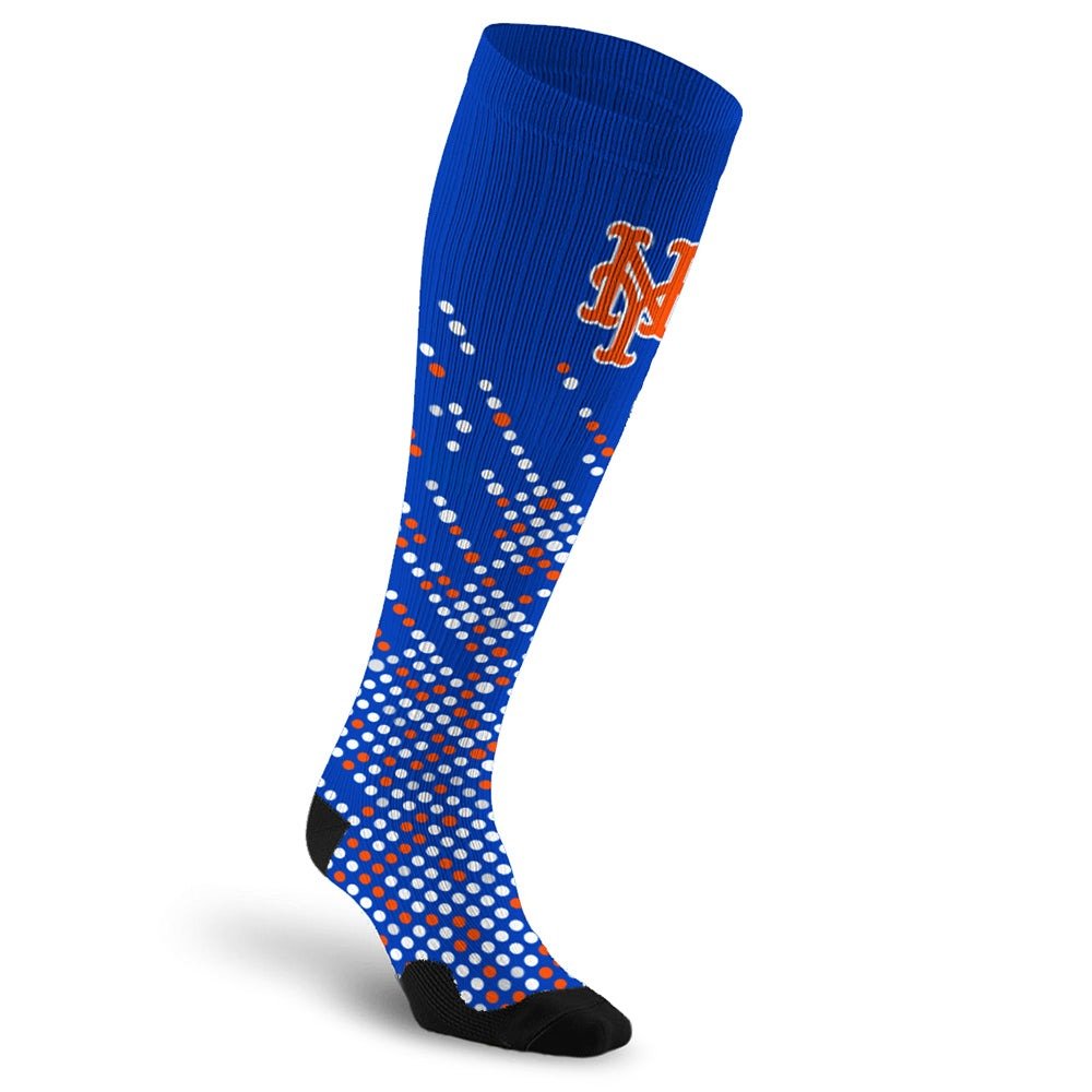 PRO Compression Major League Baseball Knee High Compression Sock Genuine MLB Merchandise Sock New York Mets