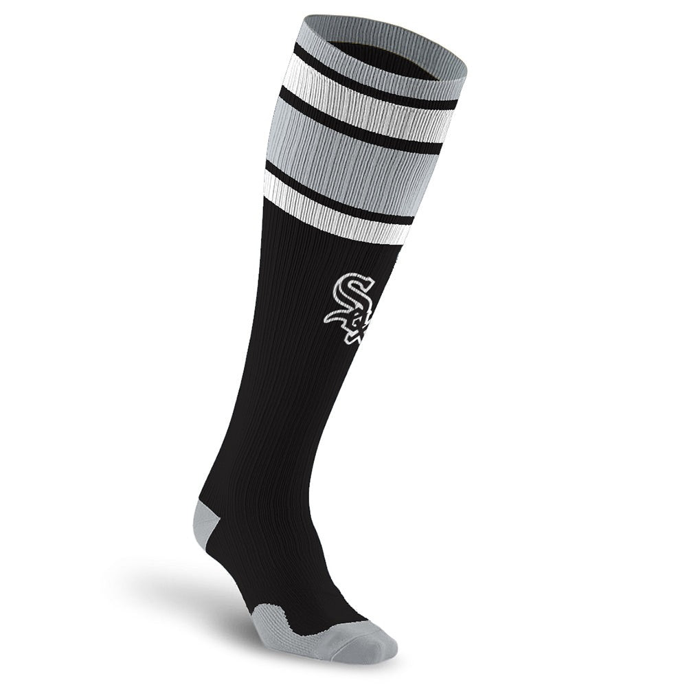 PRO Compression Major League Baseball Knee High Compression Sock Genuine MLB Merchandise Sock Chicago White Sox