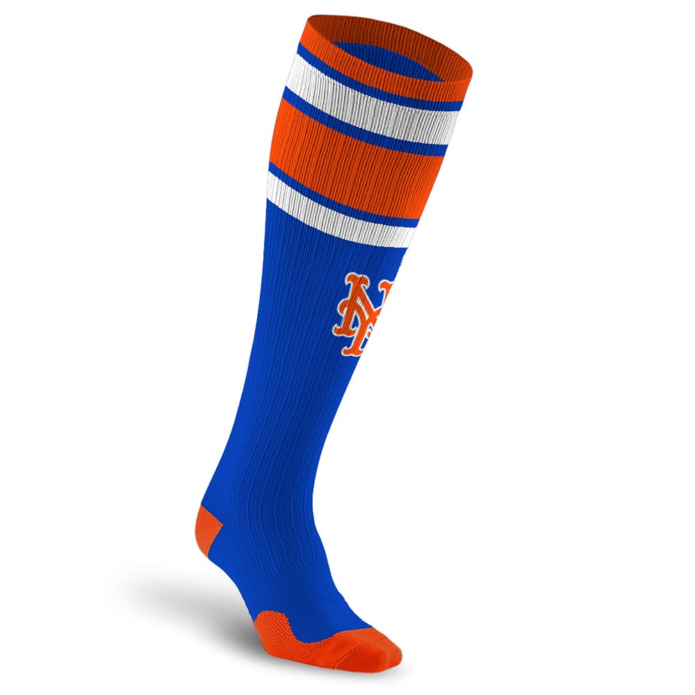 Officially Licensed MLB Compression Socks New York Mets - Classic Stripe –