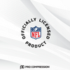 Officially Licensed NFL Product emblem. PRO Compression logo. 