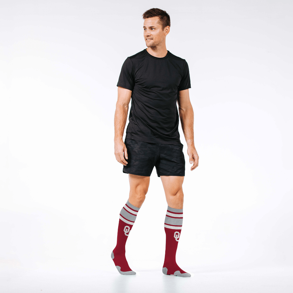 College Compression Socks, Oklahoma Sooners - PRO Compression