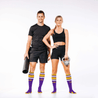 College Compression Socks, Louisiana State Tigers - PRO Compression