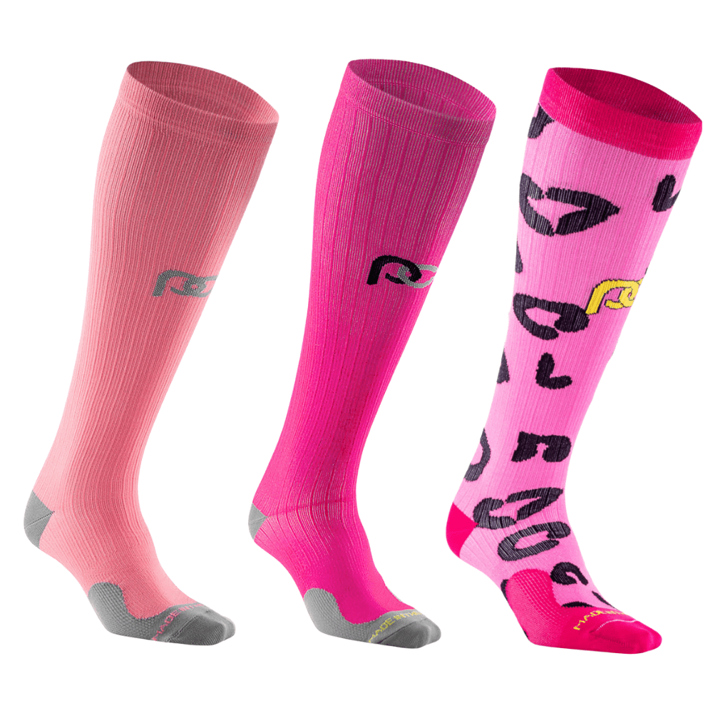 Marathon, Pink Lover | 3 - Pair Bundle - PRO Compression