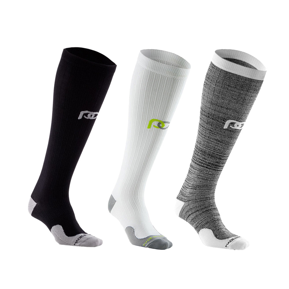 Marathon Knee - High Compression Sock 3 - Pack Bundles - PRO Compression