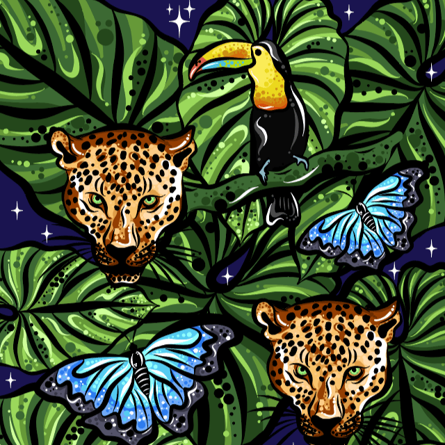 Marathon Printed, Jungle - PRO Compression