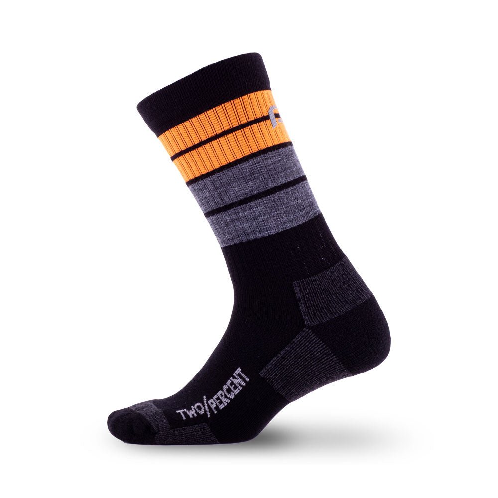 Orange Rockay Calf Sleeves SKI SNOWBOARD Merino ROCK'N'WOOL SOCKS