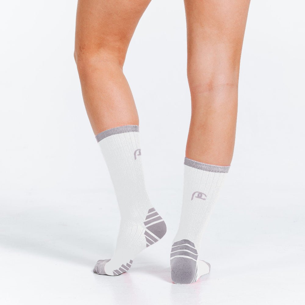 Run Crew, White - PRO Compression