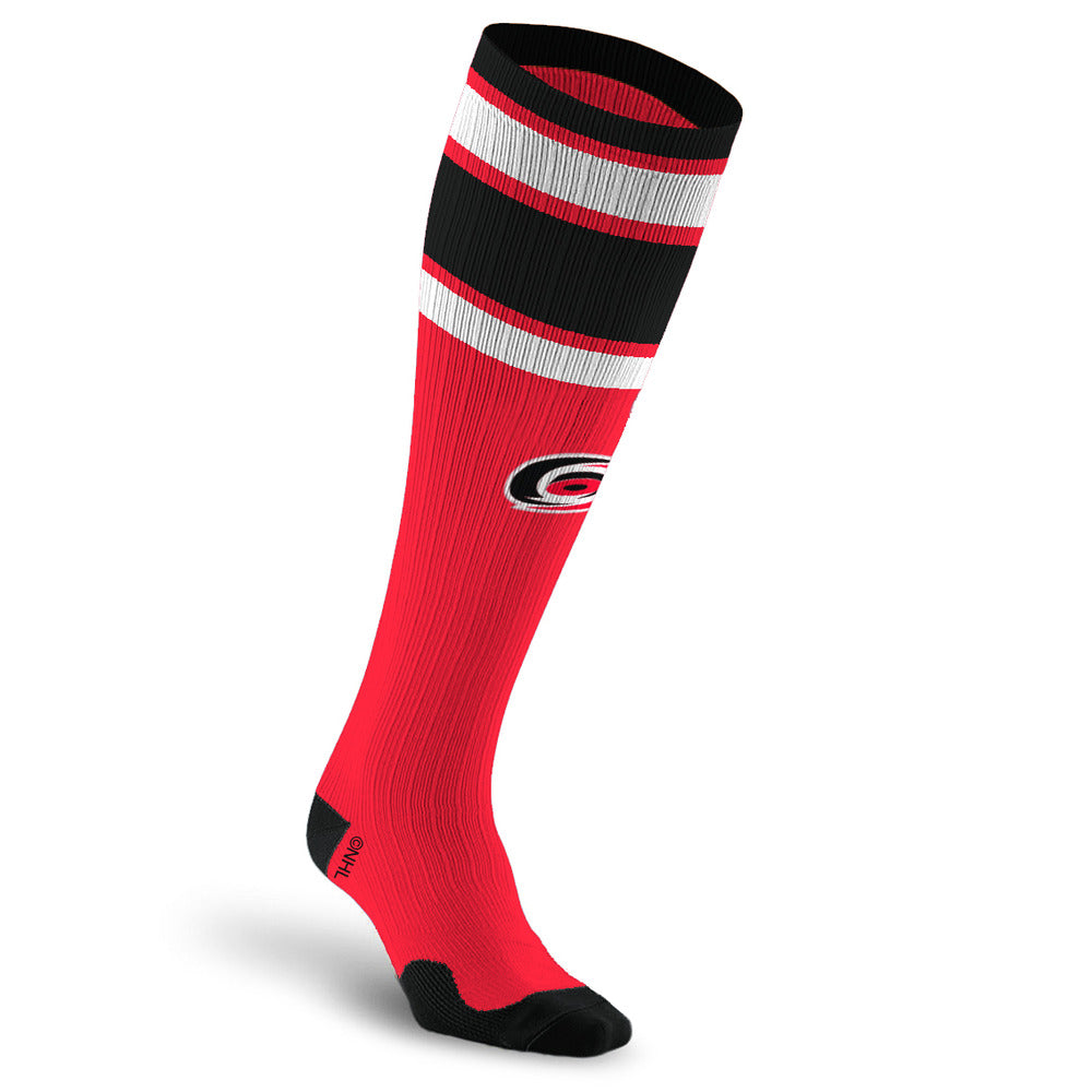 NHL Compression Socks, Carolina Hurricanes