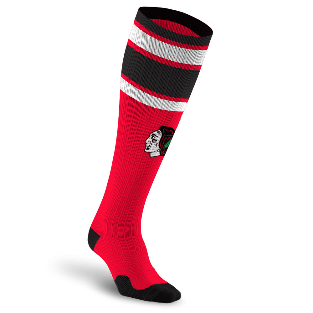NHL Compression Socks, Chicago Blackhawks