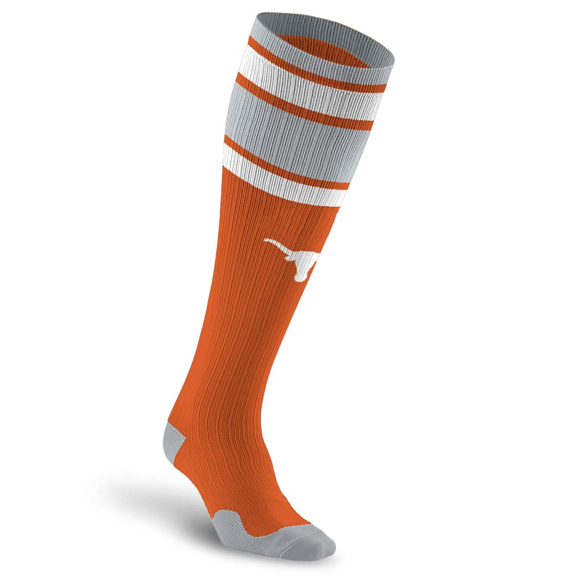 College Compression Socks, Texas Longhorns