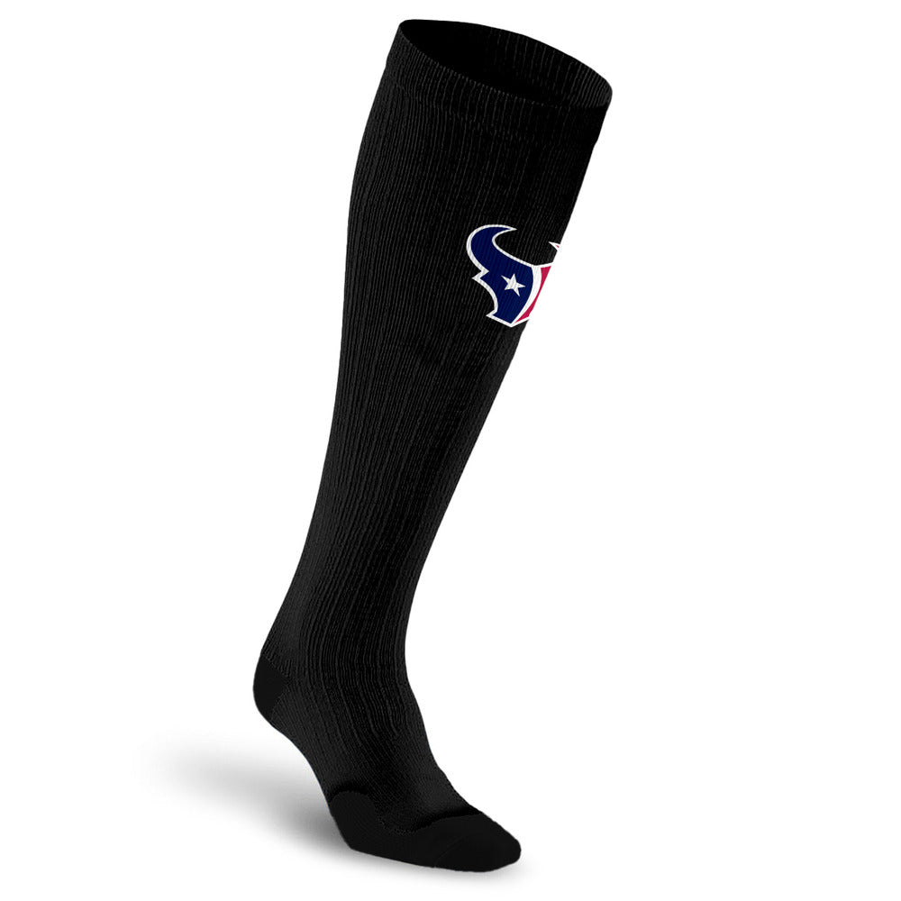 NFL Black Compression Socks, Houston Texans