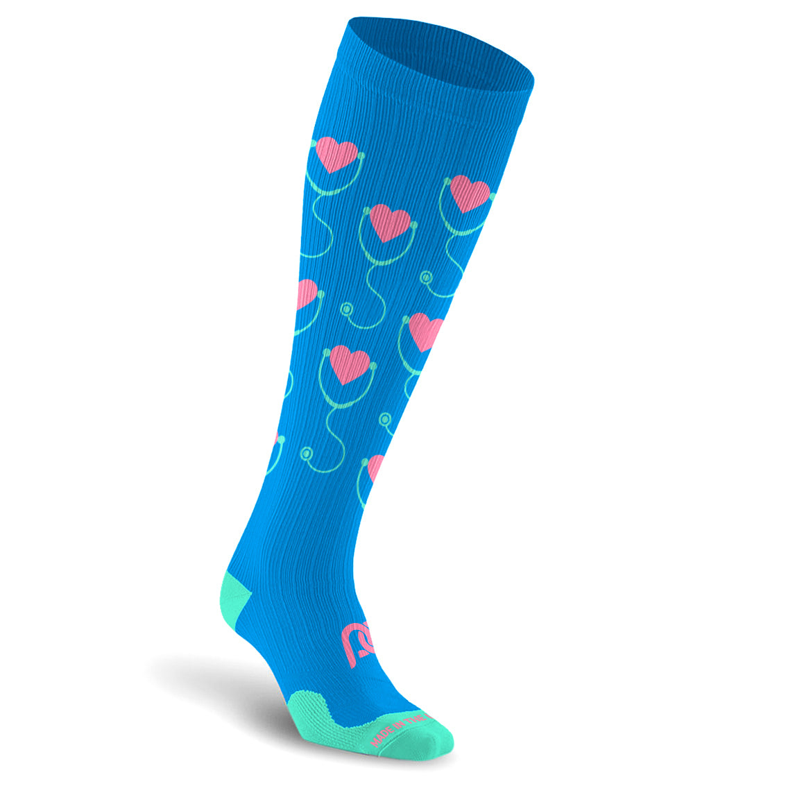 Best Compression Socks for Nurses - Blue Stethoscopes – procompression.com