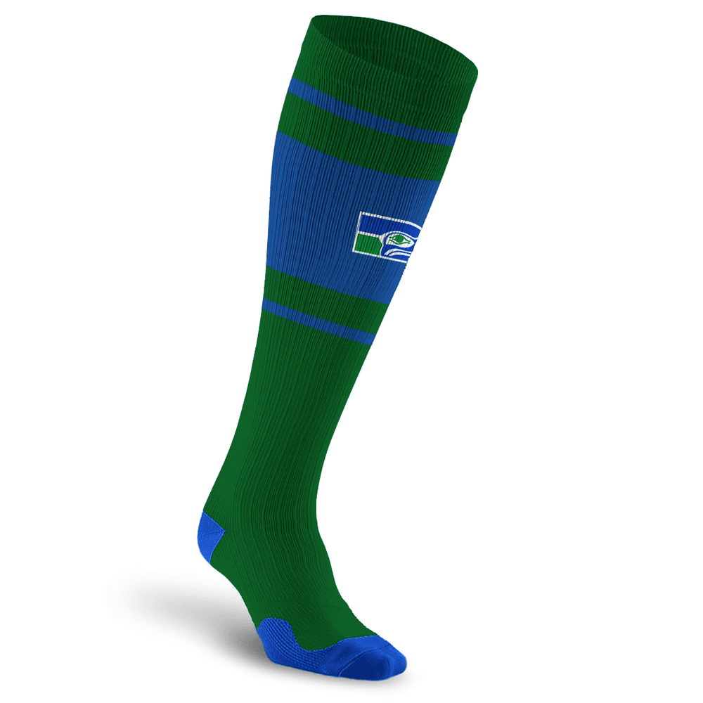 NFL Compression Socks, Seattle Seahawks- Throwback