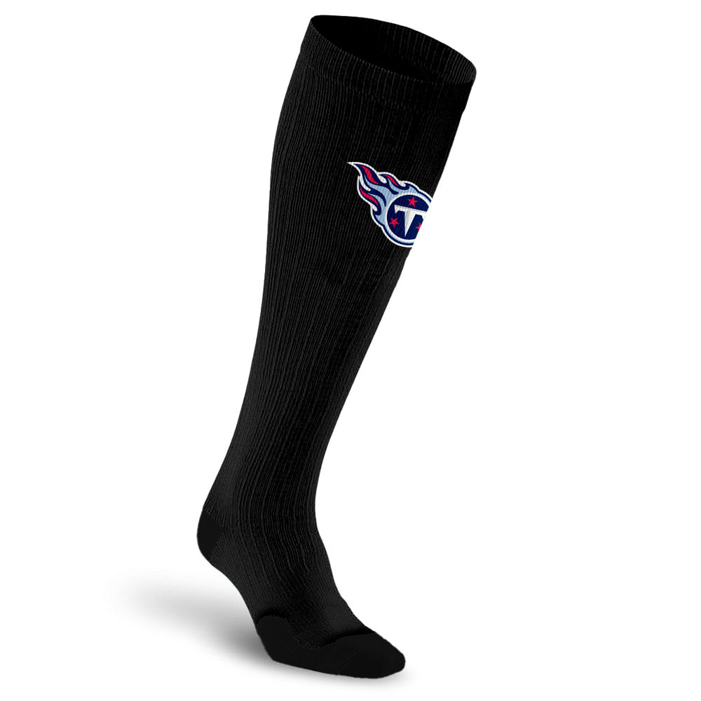 NFL Black Compression Socks, Tennessee Titans