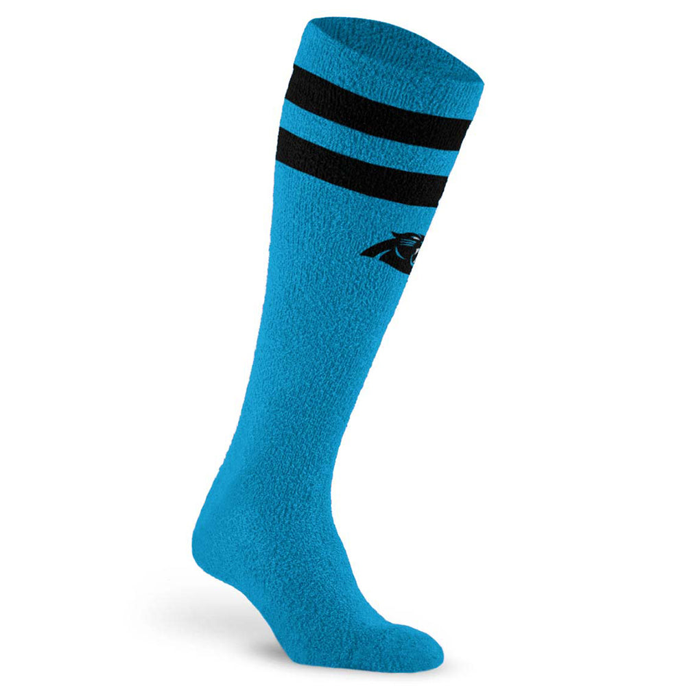 Fuzzy NFL Compression Sock, Carolina Panthers