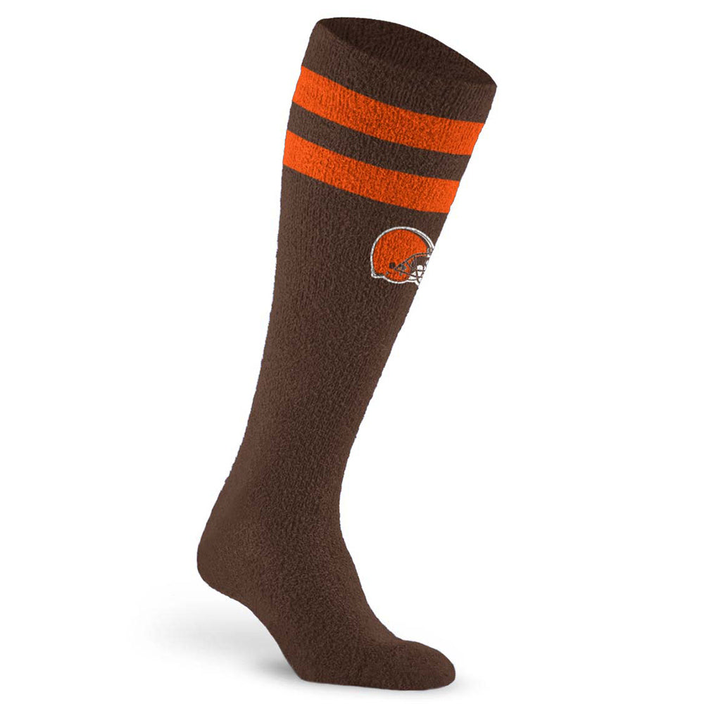 Fuzzy NFL Compression Sock, Cleveland Browns