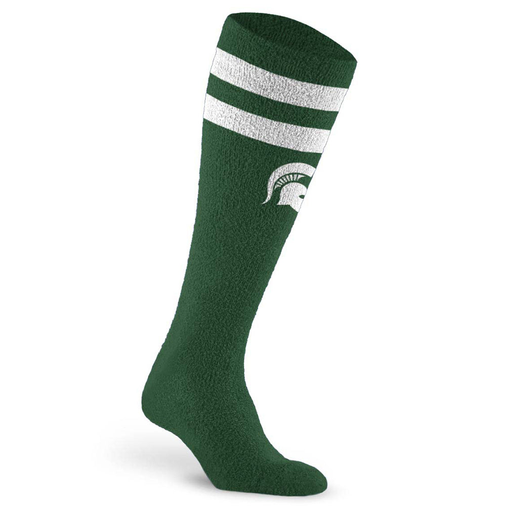 Fuzzy College Compression Sock, Michigan State Spartans