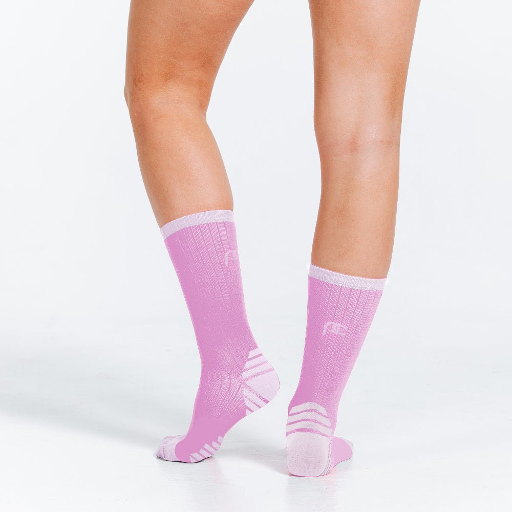 Run Crew, Pink - PRO Compression