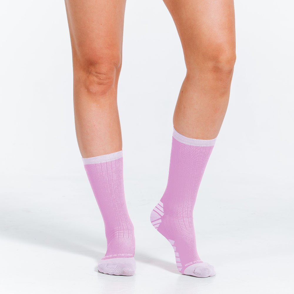 Run Crew, Pink - PRO Compression