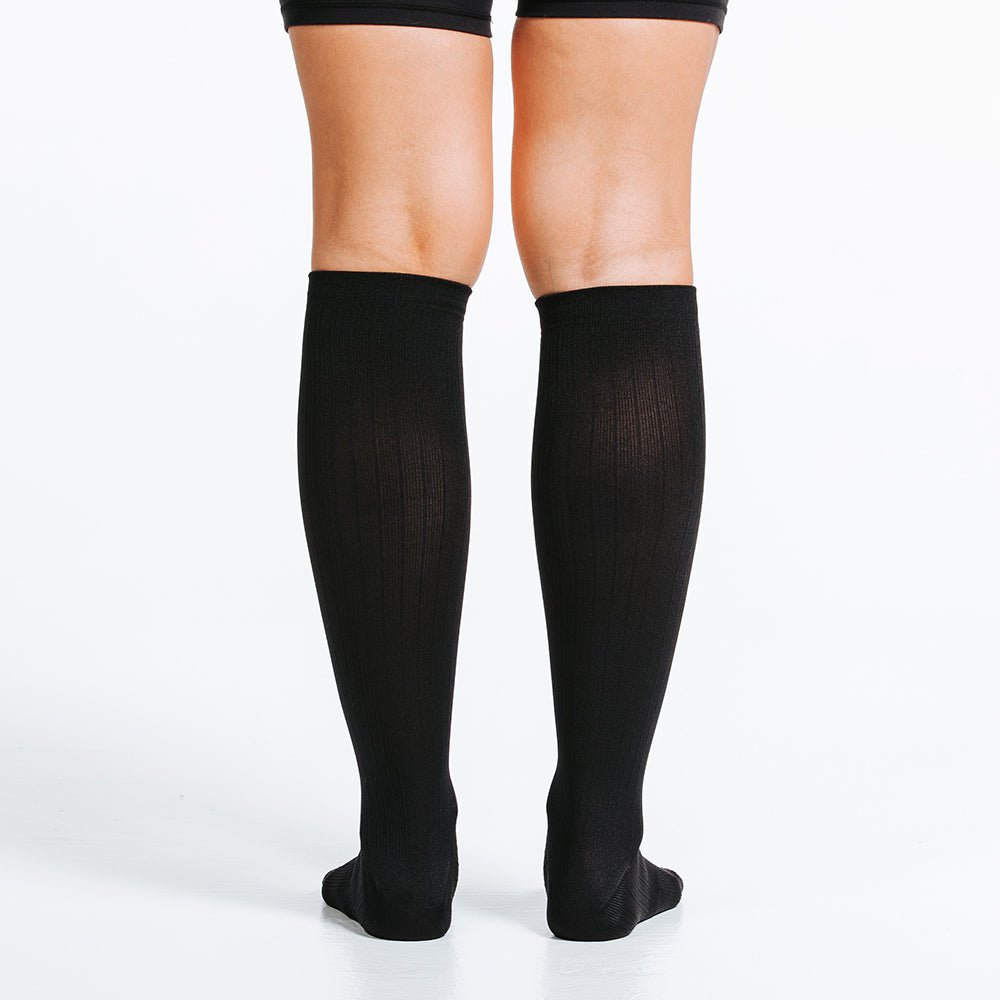 Black Everyday Light Compression Knee-High Socks | PRO Compression