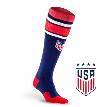 U.S. Soccer Compression Socks, USWNT Navy