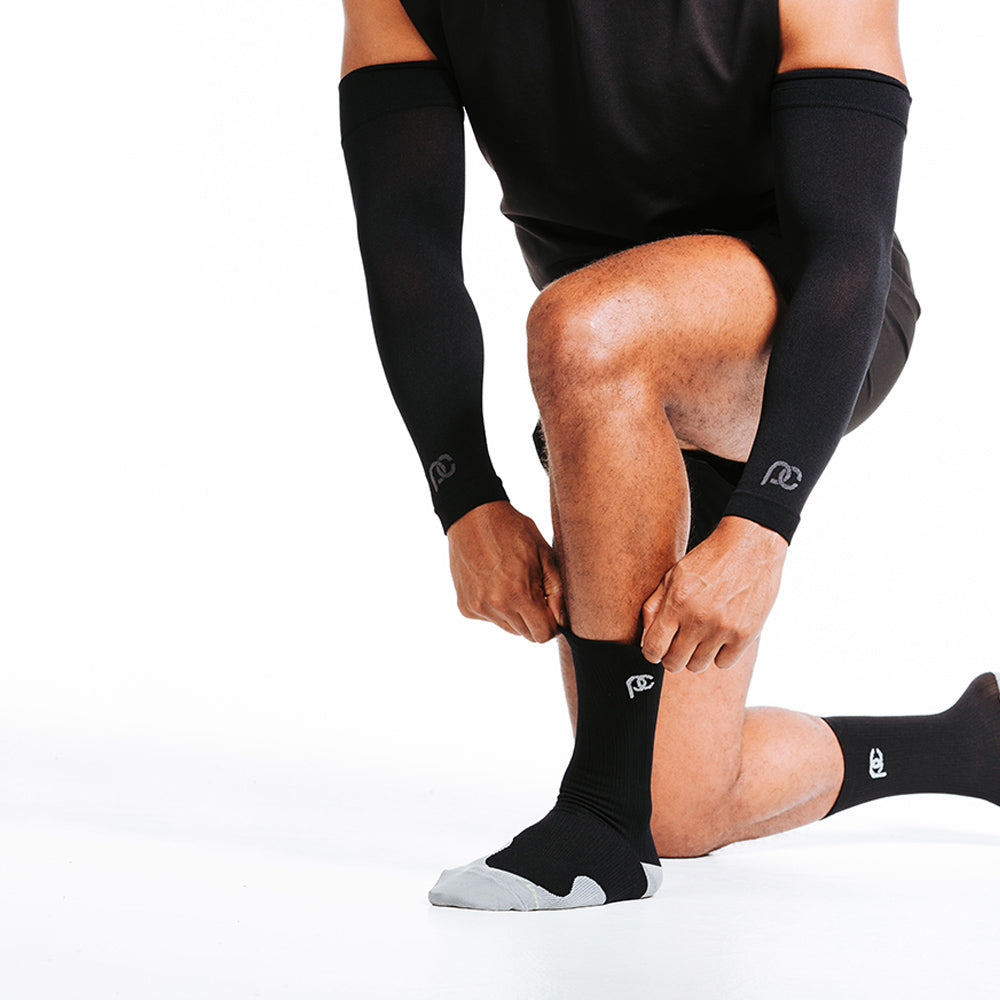 20-30mmHG Graduated Compression Arm Sleeves Helps Reduce Muscle