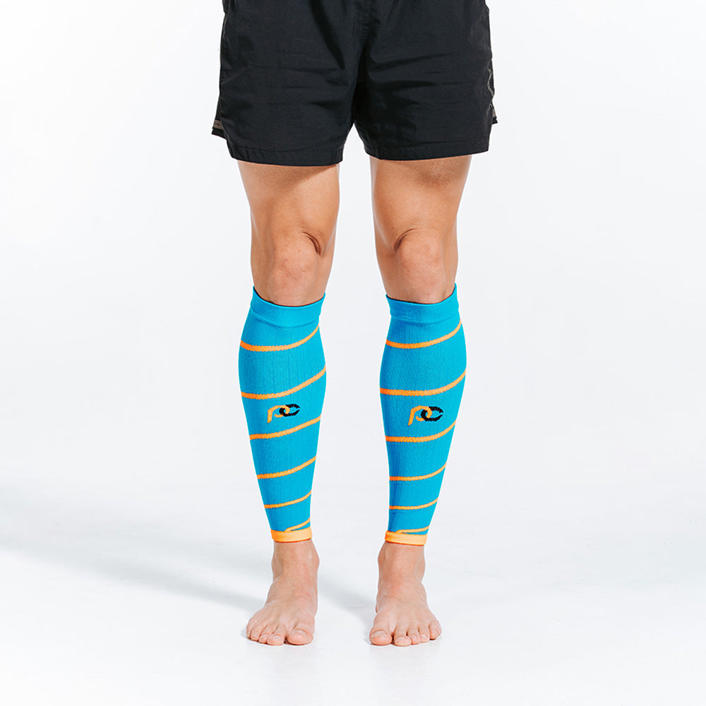 PRO Compression - Calf Compression Sleeve for Pain Relief, Unisex (Navy  Over White, Small/Medium) : : Health & Personal Care