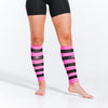 Calf Sleeves, Neon Pink and Black