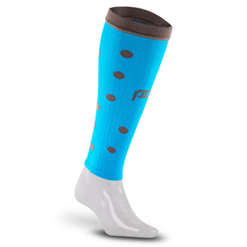 Calf Sleeves, Taupe Dots