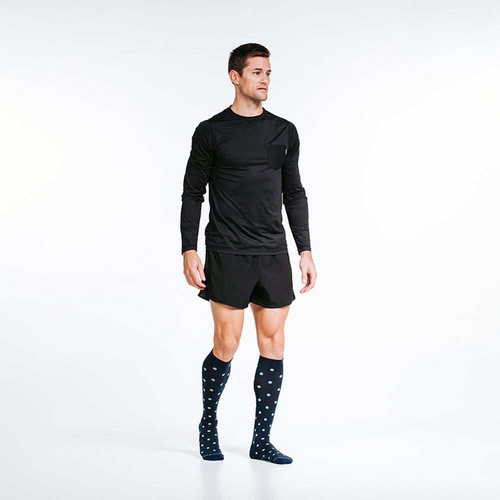 Compression Dress Socks in Bistro Design