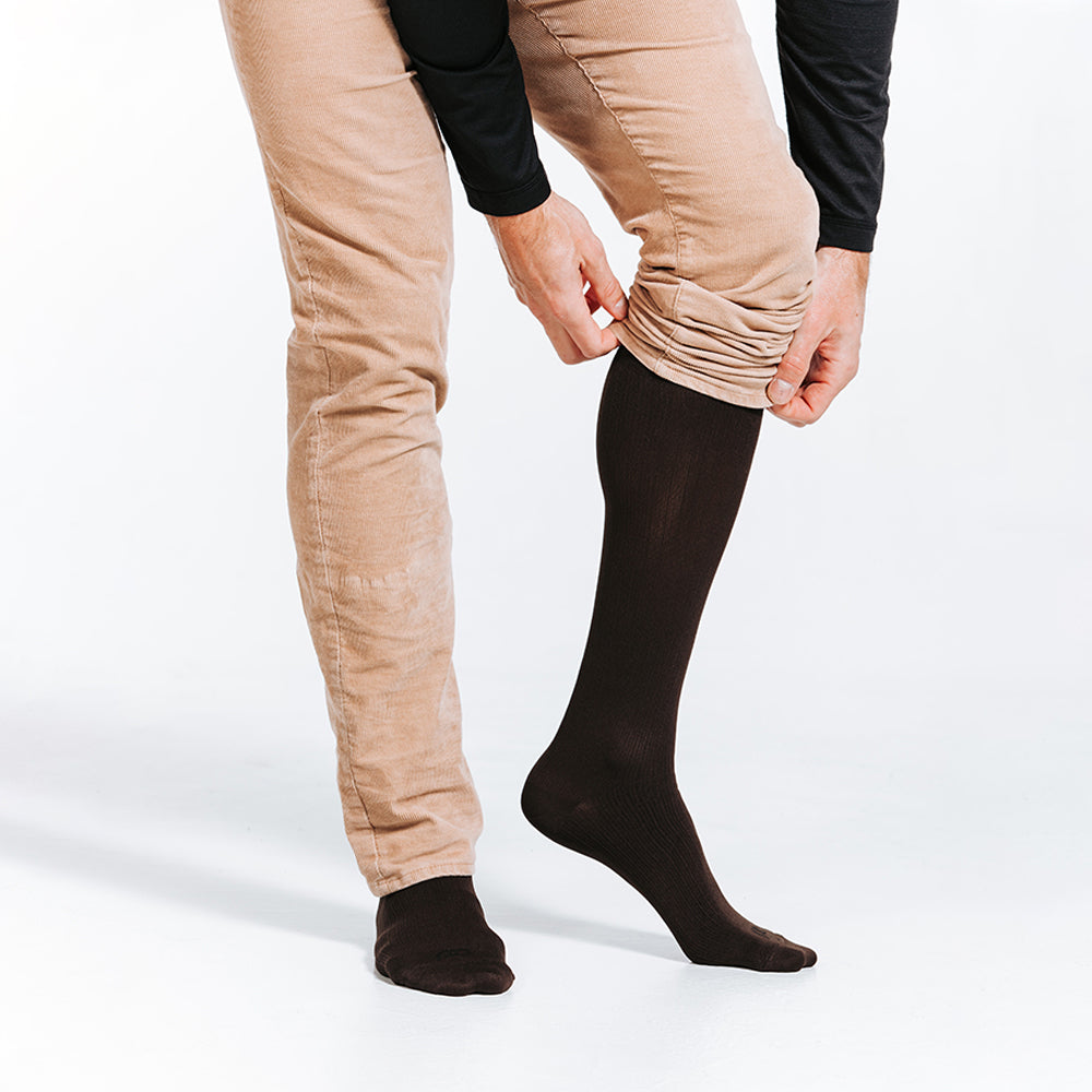 Cotton Ribbed Trouser Sock  EILEEN FISHER
