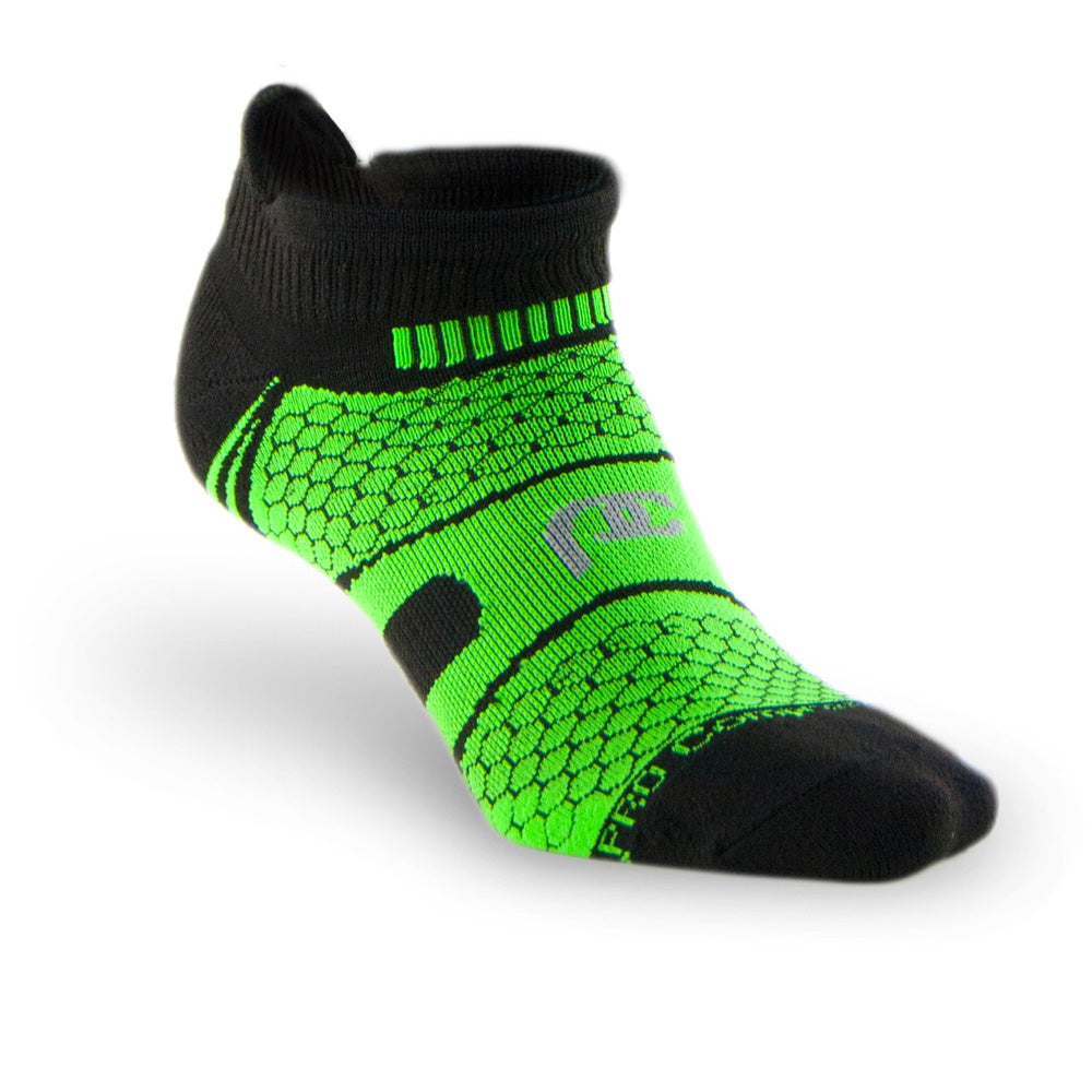 Sock Sport Fitlegs Green&black Size 9-12