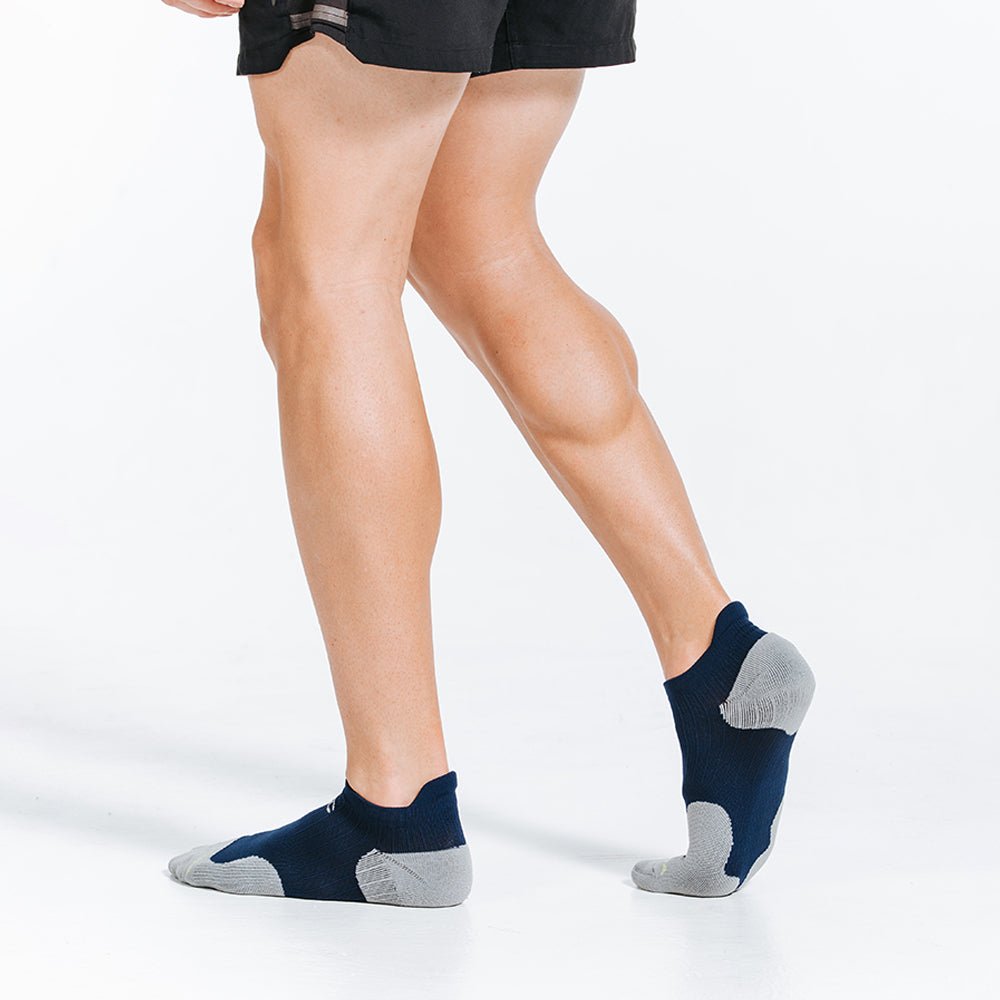 Trainer Low Tab in Navy Blue - 2 Pair | PRO Compression