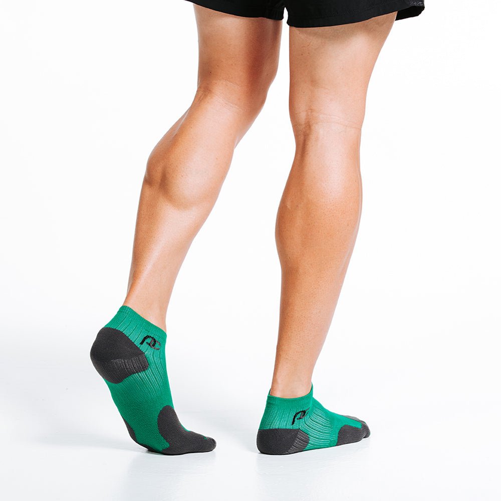 Ankle Compression Socks in Kelly Green - 2 Pair