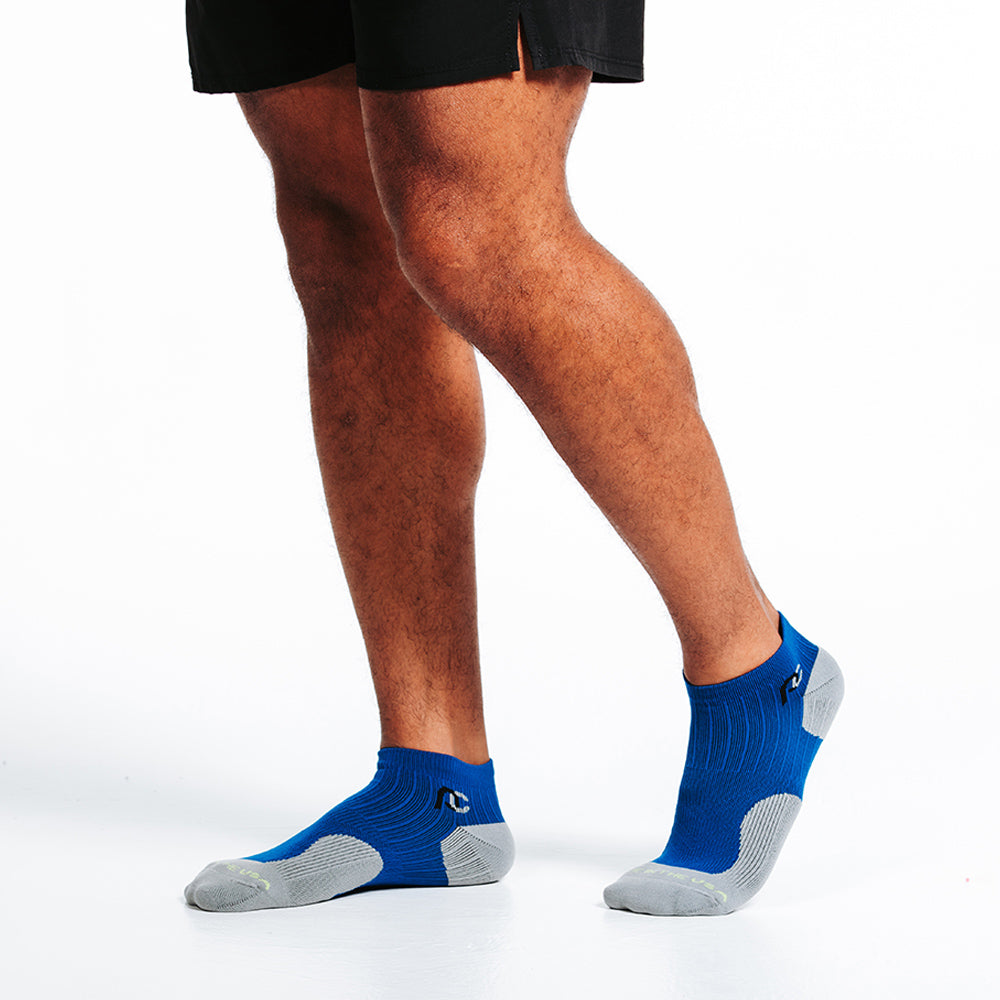 Compression Ankle Socks - Royal Blue - 2 Pair –